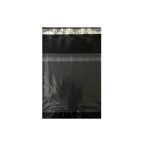 LDPE Courier Bag - Plain Design, Black Color | Readymade, Ideal for Industrial Shipping