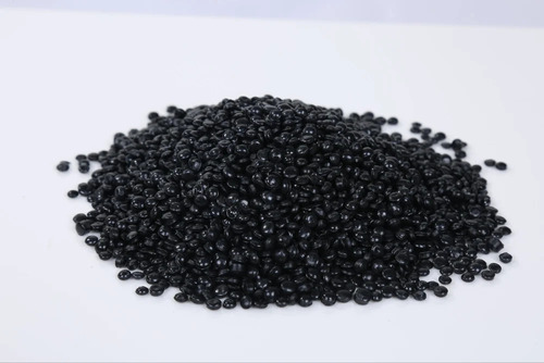 Black PPS Granules - Recycled Industrial Grade PP Material, Black Color | Ideal for Pipe Applications in the Plastic Industry