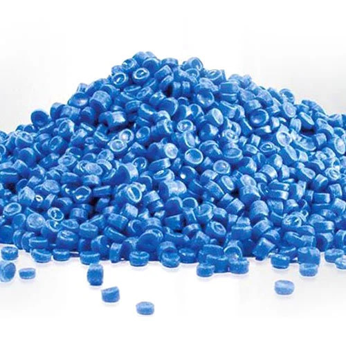 Blend Blue Plastic Masterbatches - Recycled ABS Granules, Highly Pure for Extrusion and Injection Molding Applications