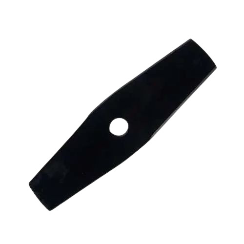 Brush Cutter Blade - Iron Material, Standard Size, Polished Black Finish | Durable, Elongated Shape, Solid Hardness, Very Good Quality