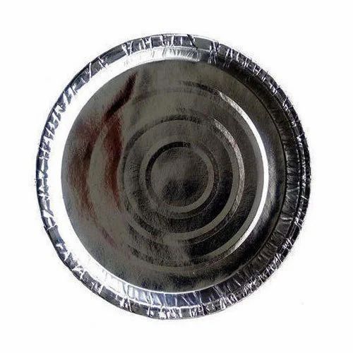 Disposable Silver Paper Plate - Color: All