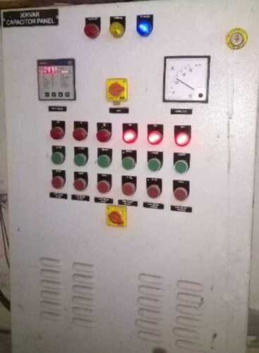 Electrical Control Panel - Metal Base, White Finish | New Condition, Smooth Functioning, Space Efficient, Quality Tested, Timely Delivery