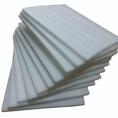 EPE Foam Sheet - 4 mm Thickness, Rectangular Shape, Plain White Design | Customizable Size, Multicolor Options