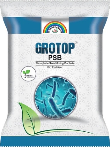 Grotop Phosphate Solubilizing Bacteria Bio Fertilizer - Powder Form, White Organic Solution For All Crops