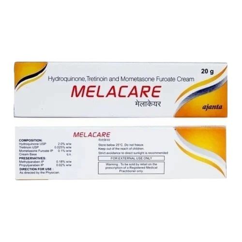 Hydroquinone Mometasone Tretinoin Melacare Cream