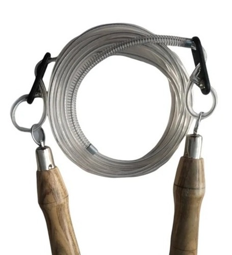 PVC Skipping Ropes - Premium Quality, Flexible Design | White Color, Machine Made for Adults