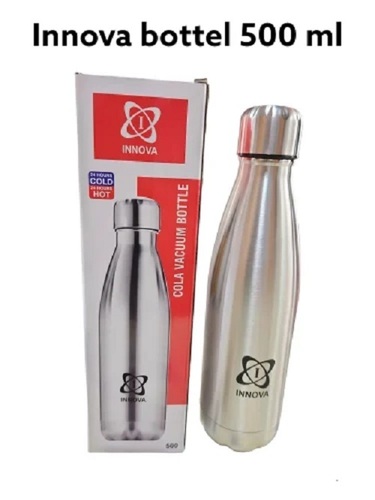 Stainless Steel Innova Vacuum Bottle, 500 ml - Capacity: 500 Milliliter, Color: Silver, Sealing Type: Screw Cap, Shape: Round