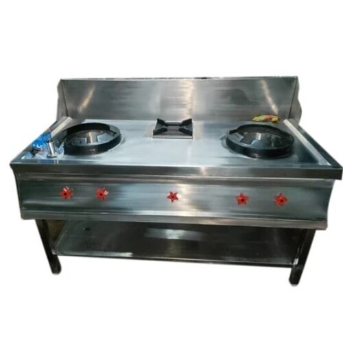 Three Burner Chinese Gas Range