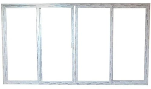 Upvc Three Track Door - White Casement Design, Energy Efficient, Weather Resistant, Customizable Sizes, Durable, Noise Reduction, Enhanced Ventilation, Secure Locking, Stylish Appearance