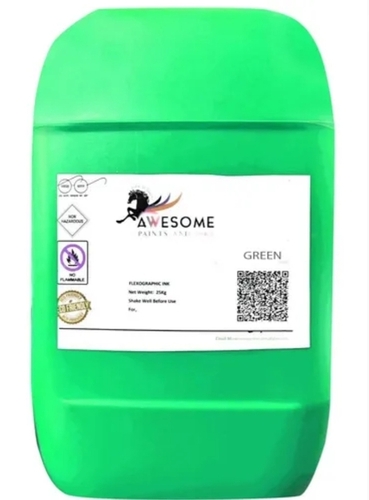 Water Base Green Flexographic Ink