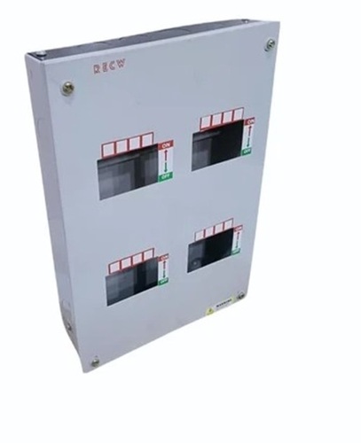 4 Way Tpn Sd - Carbon Steel, 3 Phase, Grey | Features: MCB Distribution Board, Mild Steel Construction, 4 Way Setup