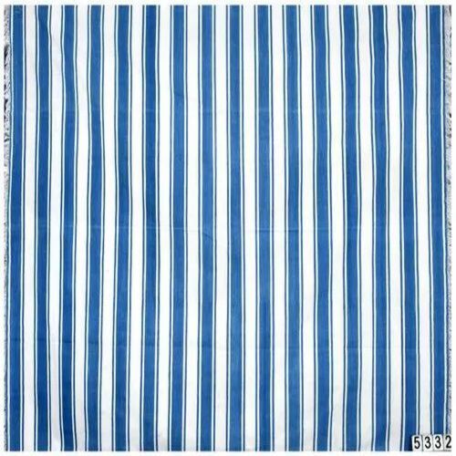 Cotton Handloom Rug - Customizable Size Blue Rectangle Design | Perfect for Drawing Room Hall Couch or Sofa Front