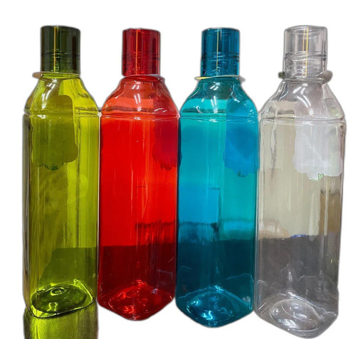 Heavy Pet Fridge Bottle - Plastic 1000 Milliliter Capacity Multi-Color Round Shape | Designer Leakproof New Condition
