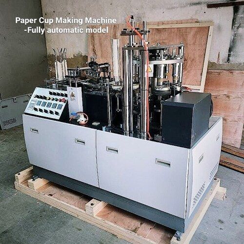 High Speed Paper Cup Making Machine - Color: White