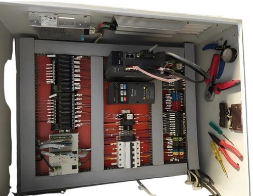 Industrial Electric Control Panels - Mild Steel, 3-Phase Modern Rectangle Design, 240V Operating Voltage | Ideal for Industrial Applications