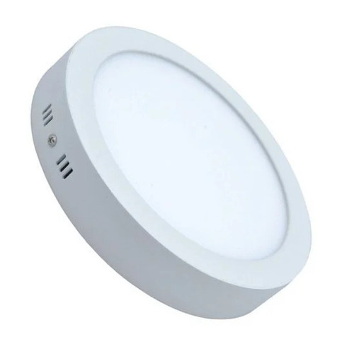 LED Surface Panel Light - Aluminum, Round, Cool White | Energy Efficient, Easy Installation, Bright Illumination for Home and Office