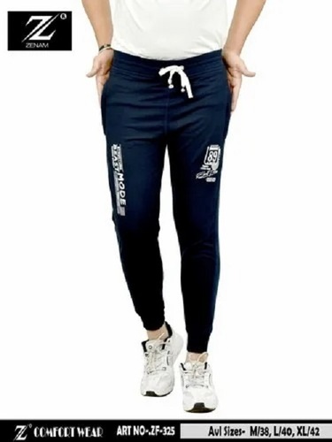 Men's Track Pants - Cotton Fabric, Multiple Sizes M to XL | Comfortable, Relaxed Fit, Moisture-Wicking, Elastic Waistband with Drawstring