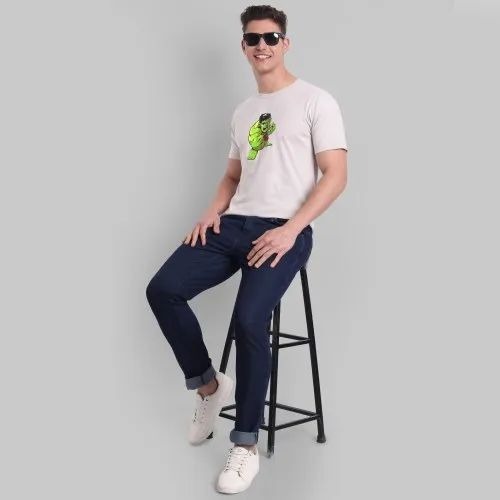 Mens Cotton T Shirt - Lightweight Cotton, Short Sleeves, O-Neck, Available in Multiple Colors and Designs | Soft, Breathable, Comfortable Fit for Everyday Wear