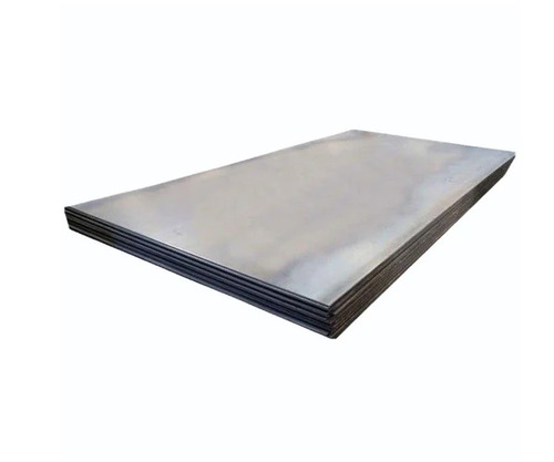 Mild Steel Hot Rolled Sheet - Galvanized Rectangular Shape, Industrial Grade 2mm Thickness, Silver and Black Colors, Plain Pattern