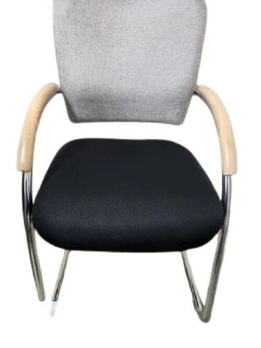 Office Visitor Chair - Stainless Steel Frame, Leather Low Back, With Armrest | Modern Design, Easy To Clean, No Assembly Required, Various Color Options