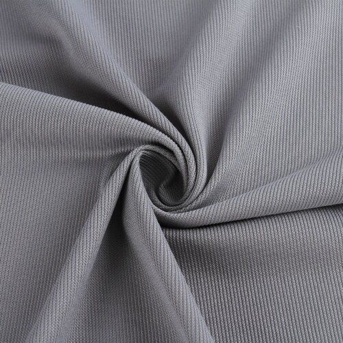 T Shirt Fabric - Unstitched Jacquard Roll | Superior Gray Embossed Texture, Exceptionally Soft, Quick Dry, Washable, Tear-Resistant, Fade and Shrink Resistant, Stain & Wrinkle Resistant