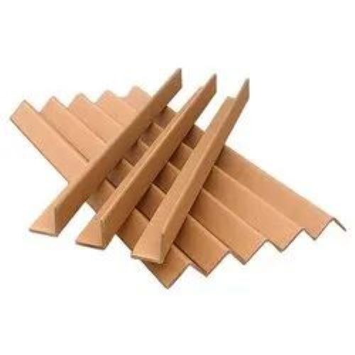 Angle Board Corner - L Shape 30-900 mm, Brown, 2-7 ft Thickness | Strong Edge Protection, Impact Resistant, Lightweight, Recyclable, Easy Application
