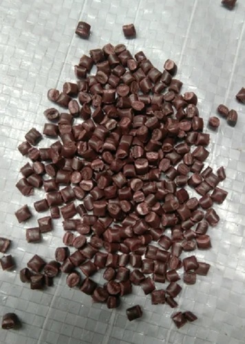 Brown Pp Raffia Reprocessed Granules