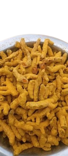 Dry Turmeric Finger - 25 Kg PP Bags | Stick Shape, Yellow Color, Dried Lakadong Variety