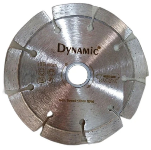 Dynamic Diamond Saw Blades - Stainless Steel, 20mm Blade Size, Silver Color, 3mm Segment Thickness | High Cutting Speed, Precision Cutting, Wet/Dry Use, Long Lifespan