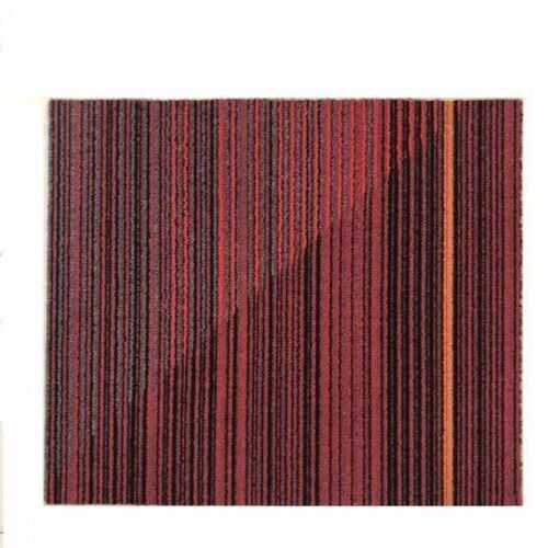 Floor Carpet Tiles - Polypropylene Material 10-12 mm Thickness Red/Grey/Black/White Color Options Matte Finish Square/Rectangular Shapes Roll Packaging Plain/Graphics Designs
