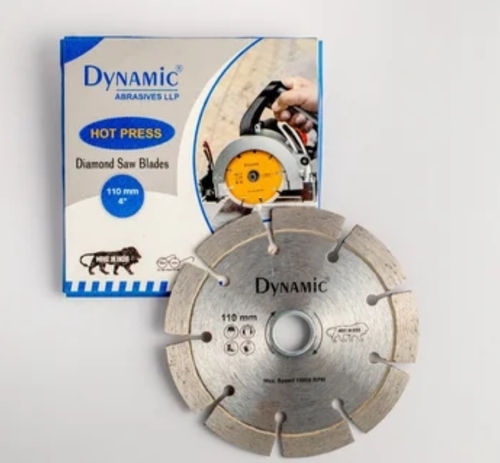 Granite Marble Cutting Blade - Diamond Material, 4 Inch Diameter, 16mm Size, Grey Color, 15000 RPM Speed | High Cutting Efficiency, Reduced Chipping, Heat Resistant