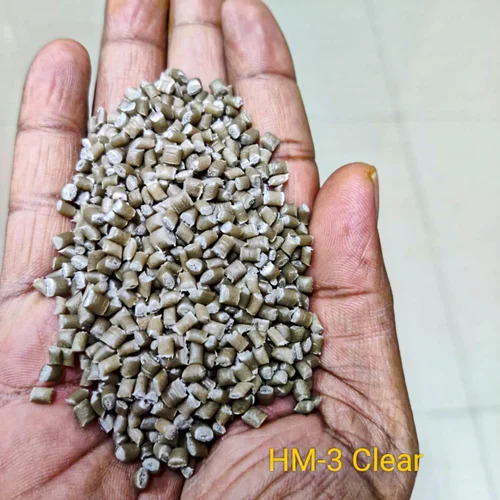 HM HDPE Clear Granules HM 3 - Industrial Grade, Eco-Friendly Brown Material | Recycled High-Density Polyethylene for Plastic Industry