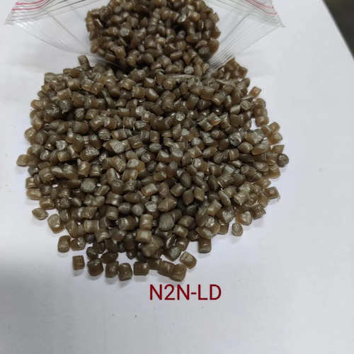 N2N LD Dull Natural Granules - Industrial Grade LDPE, Brown Color | Eco-Friendly Recycled Material for Plastic Industry