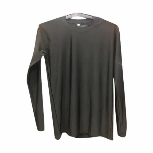 Plain Sports T Shirt - Cotton, Size M, XL, S, L, Dark Grey | Lightweight, Breathable, Washable, Regular Fit for Men, Ideal for Cricket in Summer