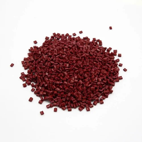 Recycled BOPP Maroon Granules