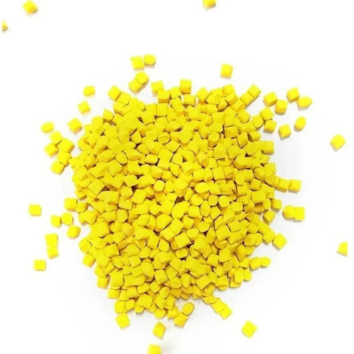 Recycled Yellow LDPE Granules