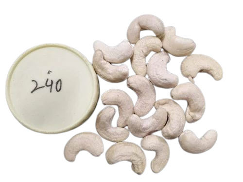 W240 Cashew Nuts - 50kg PP Bag, Plain Processing, 3-Month Shelf Life | Roasted Style, Other Flavor, White Color, Suitable for Various Applications