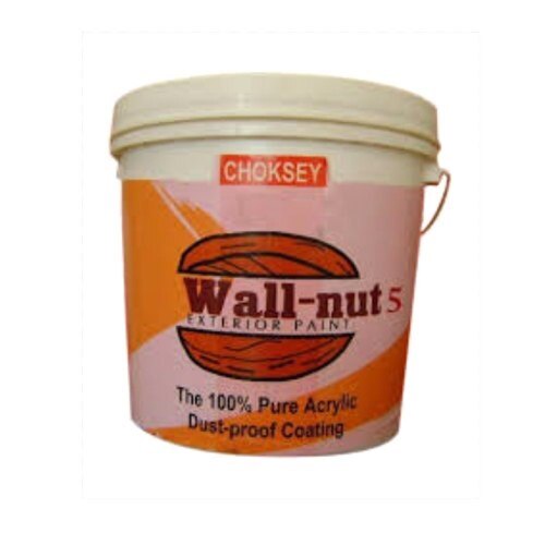 Wall Nuts Exterior Paint - Acrylic Liquid, High Gloss Finish | Durable Weather-Resistant, Vibrant Colors, Mildew & Mold Resistant, UV Protection, Low VOC, Excellent Adhesion