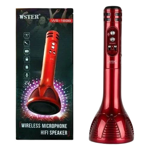 Wireless Speaker Bt-222 - 2.0 Channel, 10x8x2 cm, Maroon | Durable Design, Fine Finishing, Bluetooth Support, 6-Month Warranty, Lightweight 250g