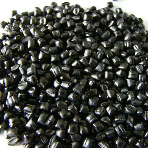 ABS Natural Black Granules - Industrial Grade, Recycled Material, Eco-Friendly, Black Color | Ideal for Plastic Industry Applications