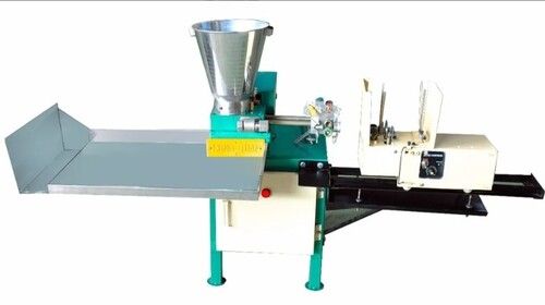 Agarbatti Making Machine - Stainless Steel, 10 kg/hr Capacity, 200-250 Strokes/min Speed, 4-14 inch Cone Height, 1-5 mm Cone Diameter, Automatic Functionality, Silver Color