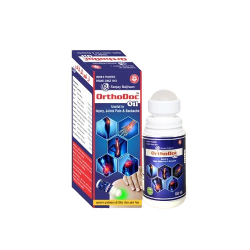 Ayurvedic Baljiwan Orthodoc Oil - 60 ml - Joint & Muscle Pain Relief, Room Temperature Storage, 36 Month Shelf Life
