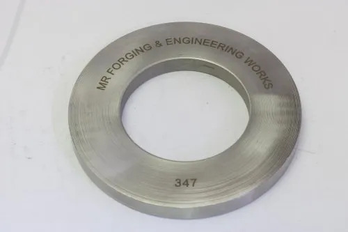 Bevel Washer - Steel Material, Round Shape, Silver Color | Durable, High Strength, Rust Free, Corrosion Resistant, Polished Finish for Commercial Use