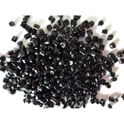 Black Polycarbonate Granules - Industrial Grade, Recycled Material, Matte Black Color | Eco-Friendly for Plastic Industry