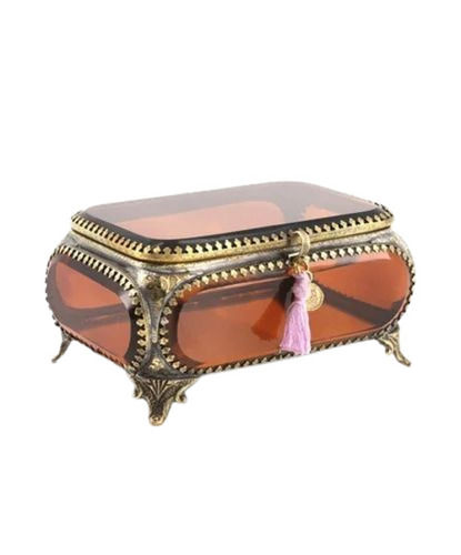 Brass Vintage Jewelry Box  - Design: Attractive