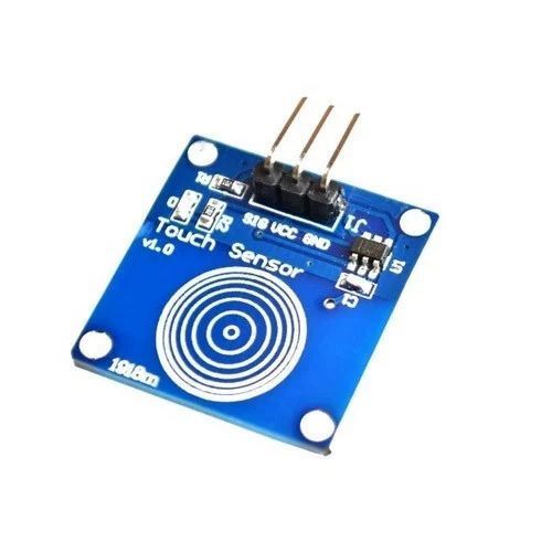 Capacitive Touch Sensor - Premium Grade, 28x20 Mm Dimensions, Blue Color | 1 Channel, 60 To 220 Ms Response Time, 12v Operating Voltage