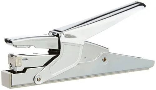 Comfortable Grip Stapler - Plastic & Stainless Steel, Square Shape, Lightweight Build, Easy Loading, High Stapling Capacity, Anti-jamming Mechanism