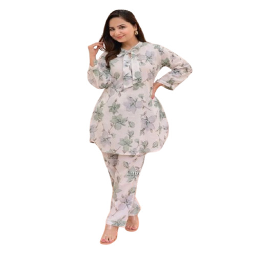 Cotton Long Coord Suit