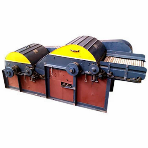 Double Roller Fiber Opening Machine - 70 kg/hr Capacity, 2 HP Motor Power, 1.2 Unit/hr Power Consumption, Semi-Automatic Function | Durable Design, Fine Finishing, Very Good Quality