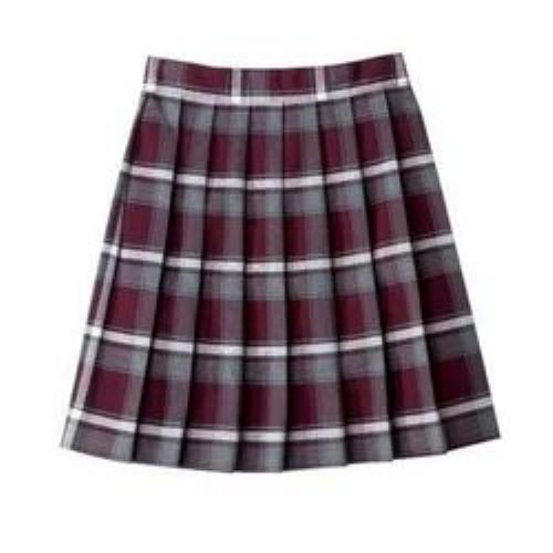 Girls School Skirt - Premium Grade Cotton, Knee-Length Style | Colorfast, Stretchable Fabric, Breathable, Quick Dry, High Durability